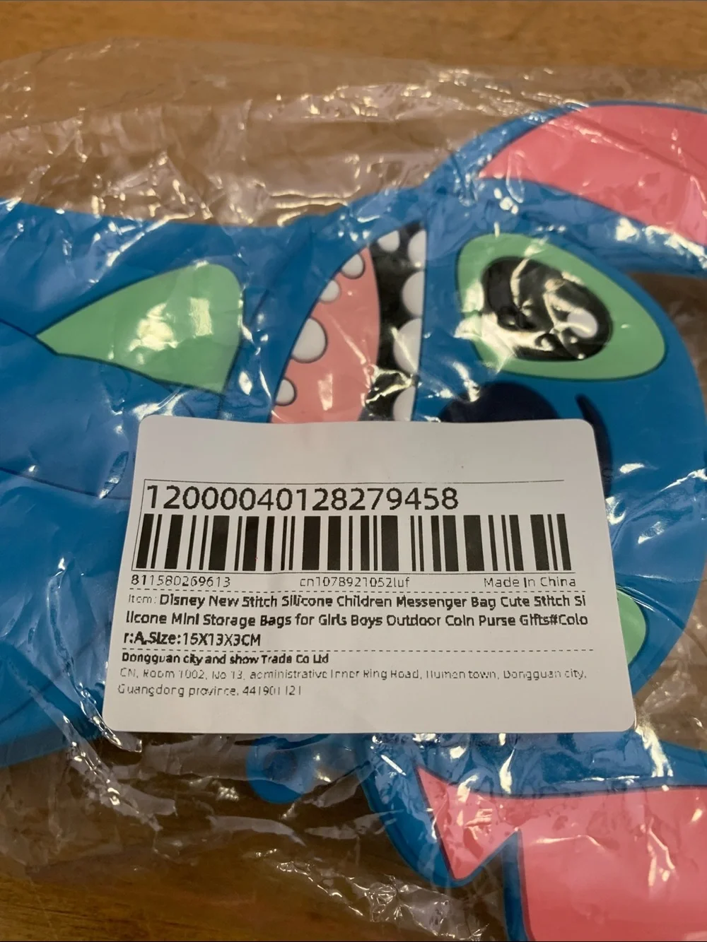 Disney Stitch Silicone Mini Bag with Adjustable Strap